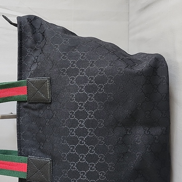 ✨️GUCCI GG Canvas Web Sherry Line Tote Bag - Picture 7 of 16